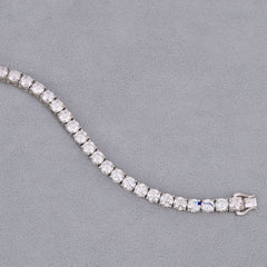 Round Cut Diamond Tennis Bracelet For Women Excellent