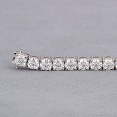 Round Cut Diamond Tennis Bracelet For Women Excellent