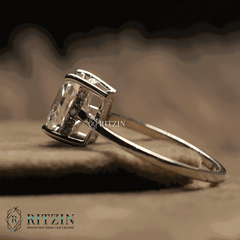 Women's Unique 1.8606 TCW Radiant Cut Hidden Halo Style Solitaire Engagement Ring For Women Exclusive Jewelry Gift for Her