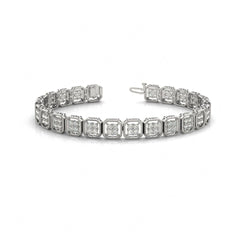 2.00 MM__Round Cut Diamond Prong  Set Tennis Bracelet For Women