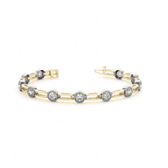 6.00 MM Round Cut Prong  Set Tennis Bracelet For Women