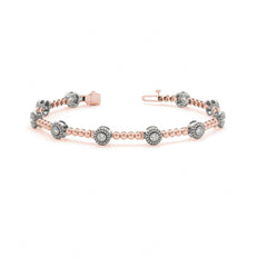 5.00_MM Round Cut Bezel  Set _Tennis Bracelet