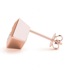 6 mm Princess Cut Solitaire Style Earrings For Her