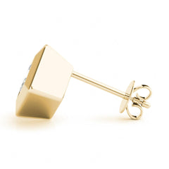 6 mm Princess Cut Solitaire Style Earrings For Her