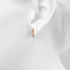 5.50 MM Round Cut Prong Setting Earring
