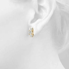 5.50 MM Round Cut Prong Setting Earring