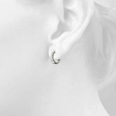 Round Cut Standard Hoop earrings For Her/Women