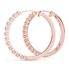 Round Cut Hoop Earrings_FOR_Women