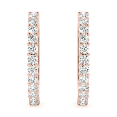 Round Cut Hoop Earrings_FOR_Women