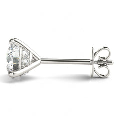 1 Ct Round Cut Solitaire Style Earrings For Women