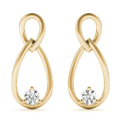 Round Cut Drop Dangle Big Earrings For Wome/Her Unique Style