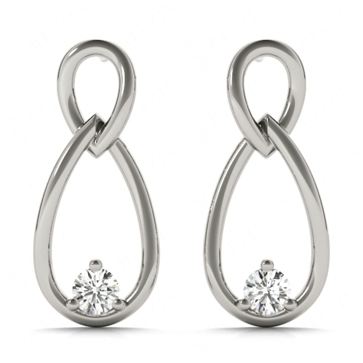 Round Cut Drop Dangle Big Earrings For Wome/Her Unique Style