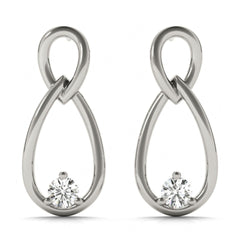 Round Cut Drop Dangle Big Earrings For Wome/Her Unique Style