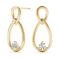 Round Cut Drop Dangle Big Earrings For Wome/Her Unique Style