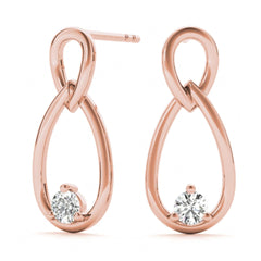 Round Cut Drop Dangle Big Earrings For Wome/Her Unique Style