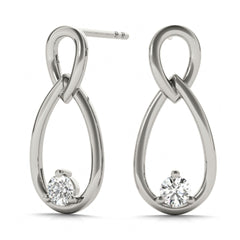 Round Cut Drop Dangle Big Earrings For Wome/Her Unique Style