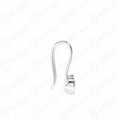 3.00 MM Round Cut Diamond Drop Earrings For Her