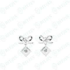 2.70 TCW Cushion Cut Stud 10K Lab Grown Diamond Earrings for Women