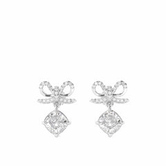 2.70 TCW Cushion Cut Stud 10K Lab Grown Diamond Earrings for Women