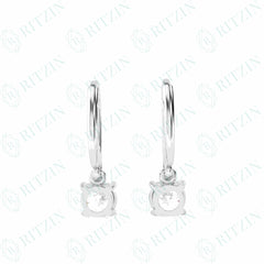 2.00 TCW Round Brilliant Cut Drop Dangle 10K Lab Grown Diamond Earrings for Women