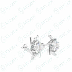 2.50 TCW Round Brilliant Cut Stud 10K Lab Grown Diamond Earrings for Women