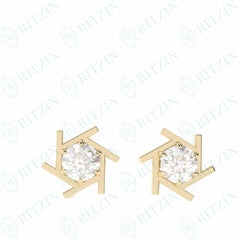 2.50 TCW Round Brilliant Cut Stud 10K Lab Grown Diamond Earrings for Women