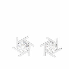 2.50 TCW Round Brilliant Cut Stud 10K Lab Grown Diamond Earrings for Women