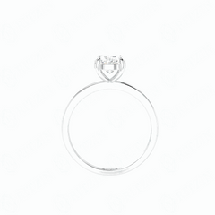 Cut Solitaire 18K Ring for Women