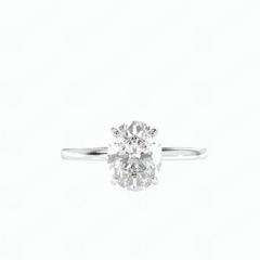 Cut Solitaire 18K Ring for Women