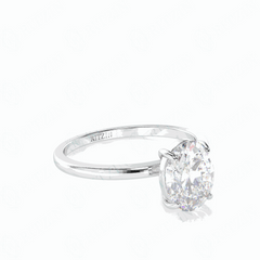 Cut Solitaire 18K Ring for Women